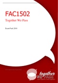 FAC1502 Exam Pack 2018