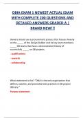 DBIA EXAM 1 NEWEST ACTUAL EXAM  WITH COMPLETE 200 QUESTIONS AND  DETAILED ANSWERS GRADED A |  BRAND NEW!!!