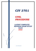 CIV 3701 EXAM PACK 2022