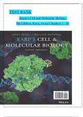 TEST BANK For Karp’s Cell and Molecular Biology, 9th Edition by Gerald Karp, Janet Iwasa, Verified Chapters 1 - 18, Complete Newest Version