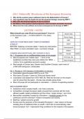 Economy: Europe Midterm Notes