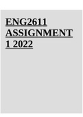 ENG2611 ASSIGNMENT 1,2, & 3 2022.