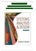 SOLUTION MANUAL For Kendall, Systems Analysis and Design 10th Edition by Kendall Kenneth and Julie Kendall, All Chapters 1 - 16, Complete Newest Version