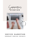 Samenvatting Services Marketing, ISBN: 9781526847805 Customer Service Insights (CSI)