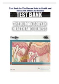 Test Bank for The Human Body in Health and Illness 6th Edition By Herlihy-All Chapters