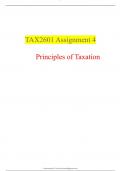 Principles of Taxation    