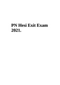  PN Hesi Exit Exam 2022( A+ GRADED 100 % VERIFIED) LATEST EXAM