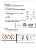 Samenvatting Biologie Hoofdstuk 3, Genetica (boek: Biologie voor jou 4 vwo)