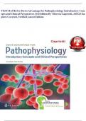 TEST BANK For Davis Advantage for Pathophysiology Introductory Concepts and Clinical Perspectives 3rd Edition By Theresa Capriotti, All 42 Chapters Covered, Verified Latest Edition