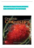 Organic Chemistry 6th Edition TEST BANK  Smith, Janice, All Chapters 1 to 29 complete Verified editon ISBN: 9781260119107