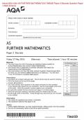 Actual 2024 AQA AS FURTHER MATHEMATICS 7366/2D Paper 2 Discrete Merged Question Paper + Mark Scheme