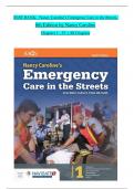 TEST BANK For Nancy Caroline’s Emergency Care in the Streets, 8th Edition by Nancy Caroline, All Chapters 1 to 53 complete Verified editon ISBN: 9781284146516