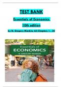 Test Bank for Principles of Economics 10th Edition By Gregory Mankiw All Chapters Covered ,Latest Edition 