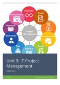 Unit 9 IT Project Management - Assignment 3