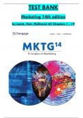 Test Bank for MKTG, 14th Edition by Charles W. Lamb All  Chapters Covered ,Latest Edition 