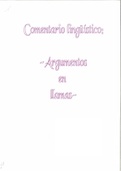 LENGUA Y LITERATURA Comentario de Texto= Argumentos en llamas de José Maria Guelbenzu