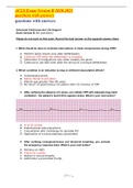 ACLS Exam Version B 2020-2021 Questions With Answers - ACLS - Stuvia US