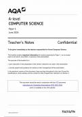 AQA A LEVEL COMPUTER SCIENCE PAPER 1 2024 (7517/1)