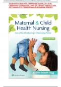 Test Bank For Maternal & Child Health Nursing: Care of the Childbearing & Childrearing Family 9th Edition |Complete Guide All Chapters 1-56 |With Rationales |Latest edition 2024-2025 