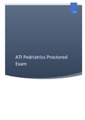 ATI Pedriatrics Proctored Exam