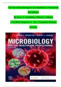 TEST BANK For Microbiology for the Healthcare Professional 3rd Edition by Karin C. VanMeter PhD (Author) Question With 100% Correct Answer.