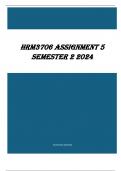 HRM3706 Assignment 5 Semester 2 2024