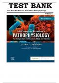 TEST BANK For McCance & Huether’s Pathophysiology 9th Edition by Julia Rogers , ISBN: 9780323789875 || COMPLETE GUIDE A+