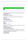 FOOD TECH - Multiple Choice (Graded A) 2024-2025