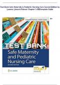 Test Bank Safe Maternity & Pediatric Nursing Care Second Edition by Luanne Linnard-Palmer Chapter 1-38|Complete Guide A+