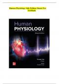 Solution Manual For Human Physiology 16th Edition By Stuart Fox; Krista Rompolski, All 20 Chapters Covered and Verified, ISBN: 9781260720464 With Complete solution | Gu