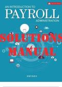 AN INTRODUCTION TO PAYROLL ADMINTRATION 7TH EDITON Y ALAN DRYDEN SOLUTIONS MANUAL