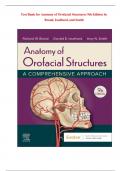 Test Bank for Anatomy of Orofacial Structures 9th Edition by Brand, Isselhard, and Smith (FULL PDF)