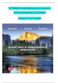 TEST BANK For Auditing & Assurance Services: A Systematic Approach, 12th Edition 