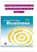 Test Bank for Understanding Business, 13th Edition by William Nickels,