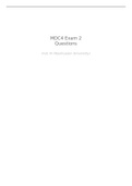 NUR 2755 MDC4 Exam 2 Questions and Answers