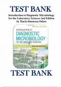 Test Bank for Introduction to Diagnostic Microbiology for the Laboratory Sciences 2th Edition By Maria Dannessa Delost | Verified All Chapters 1-24 |Complete Newest Version.