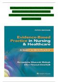 TEST BANK For Evidence-Based Practice in Nursing & Healthcare A Guide to Best Practice 5th Edition by Bernadette Mazurek Melnyk, Ellen Fineout-Overholt, Chapters 1 - 23 Complete