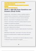 DECK 1: ABA 620 Exam Questions and Answers (Study Guide)