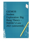 GIZMOS Student Exploration: Big Bang Theory – Hubble’s Law 2021 ...