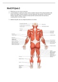 Biol 235 Quiz 2.with Answers