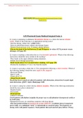 MED SURG 351MedSurg ATI Proctored Exam Test Bank A (1) graded A