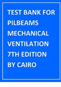 Test Bank for Pilbeams Mechanical Ventilation 7th Edition by Cairo.