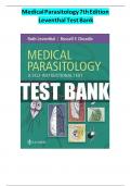 Medical Parasitology 7th Edition  Leventhal Test Bank 