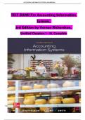 TEST BANK For Accounting Information Systems, 3rd Edition By Vernon Richardson, Verified Chapters 1 - 18, Complete Solutions