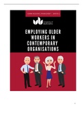 Employing Older Workers in contemporary organisations