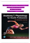 TEST BANK For Anatomy & Physiology for Health Professions, An Interactive Journey, 4th Edition by Colbert, Verified Chapters 1 - 19, Complete