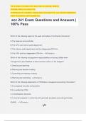 acc 241 Exam Questions and Answers | 100% Pass