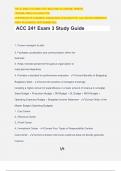 ACC 241 Exam 3 Study Guide