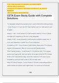 CETA Exam Study Guide with Complete Solutions