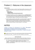 2.7c Problem 2 - Welcome in the classroom (Inclusion, Special needs, learning disabilities)